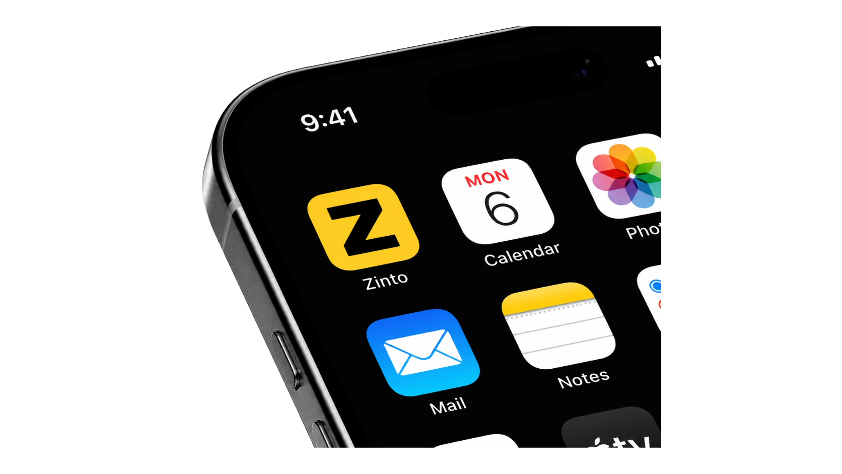Zinto on iPhone